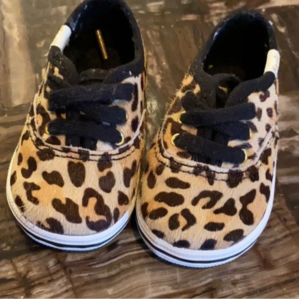 Keds Kids X Kate Spade New York Champion Leopard Toddler Sneakers